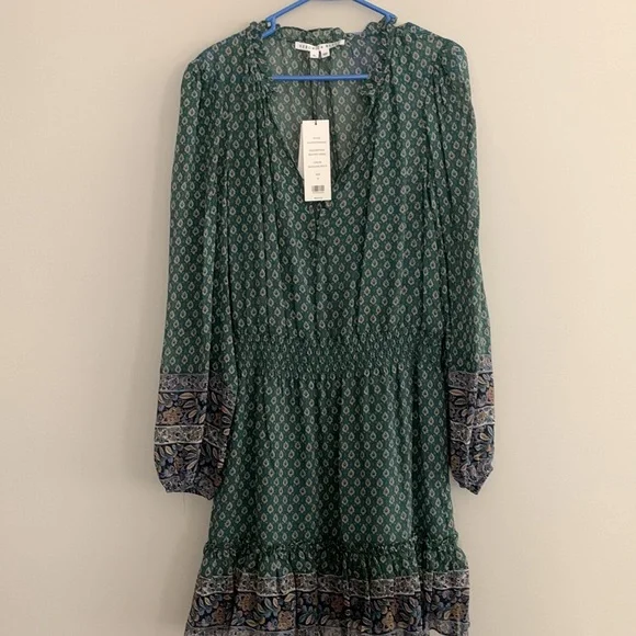 Veronica Beard Destiny Dress in Seaglass Multi - Picture 8 of 9